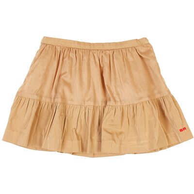 Sonia Rykiel - Jupe Taffetas plissée beige 10 A - Publicité Sonia Rykiel - Jupe Taffetas plissée beige 10 A - Publicité