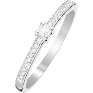 Diamond & Co - Bague Toi mon amour Diamants 0.14 ct Or Blanc 50 - Publicité Diamond & Co - Bague Toi mon amour Diamants 0.14 ct Or Blanc 50 - Publicité