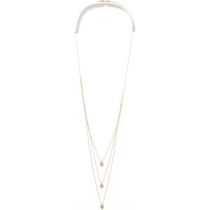 Caratelli - Collier multirangs Losange or jaune OS - Publicité Caratelli - Collier multirangs Losange or jaune OS - Publicité