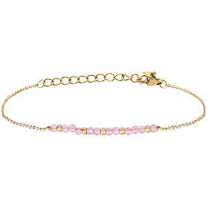 Hollywood Boulevard - Bracelet en plaqué Or Jaune & Rhodolite rose OS - Publicité Hollywood Boulevard - Bracelet en plaqué Or Jaune & Rhodolite rose OS - Publicité