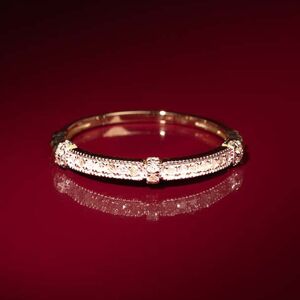 Caratelli - Bague Kota Diamant 0.131 ct or jaune T.60 - Publicité Caratelli - Bague Kota Diamant 0.131 ct or jaune T.60 - Publicité