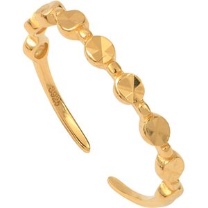 Caroline Najman - Bague Jade à l'or fin dorée OS - Publicité Caroline Najman - Bague Jade à l'or fin dorée OS - Publicité