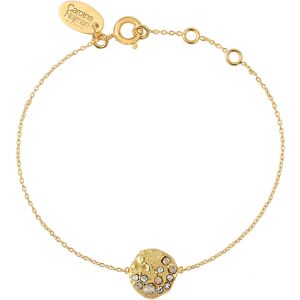 Caroline Najman - Bracelet Seven à l’or fin doré/blanc OS - Publicité Caroline Najman - Bracelet Seven à l’or fin doré/blanc OS - Publicité