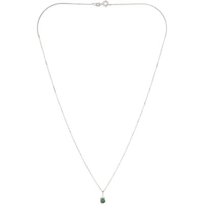 Or'nity - Pendentif Mon Emeraude or blanc OS - Publicité Or'nity - Pendentif Mon Emeraude or blanc OS - Publicité