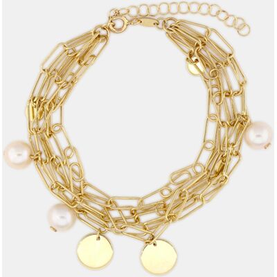 Or'nity - Bracelet Cosmos Perle or jaune OS - Publicité Or'nity - Bracelet Cosmos Perle or jaune OS - Publicité