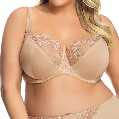 Gorsenia - Soutien-Gorge Lucianna beige T.90E - Publicité Gorsenia - Soutien-Gorge Lucianna beige T.90E - Publicité