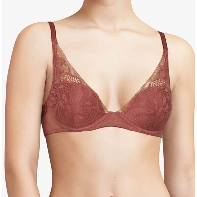 Passionata - Soutien-gorge plongeant Thelma terracotta T.80C - Publicité Passionata - Soutien-gorge plongeant Thelma terracotta T.80C - Publicité