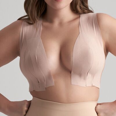 Nude Intimates - Rouleau Adhésif 5m & 6 Cache-Tétons satinés beiges T.A-F+ - Publicité Nude Intimates - Rouleau Adhésif 5m & 6 Cache-Tétons satinés beiges T.A-F+ - Publicité