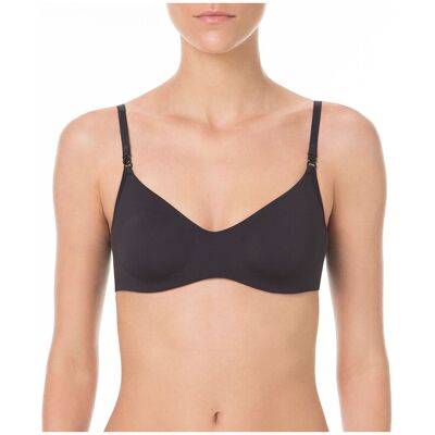 Liz - Soutien-gorge sans armatures Tatoo noir 90 B - Publicité Liz - Soutien-gorge sans armatures Tatoo noir 90 B - Publicité