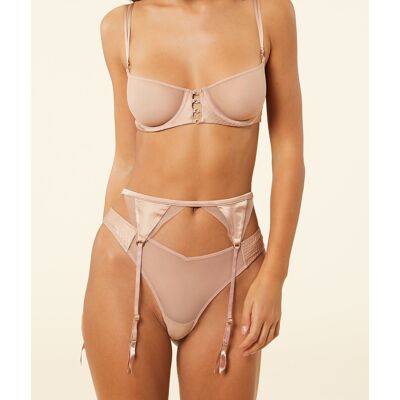 Etam - Porte‑jarretelles Midnight blush S - Publicité Etam - Porte‑jarretelles Midnight blush S - Publicité