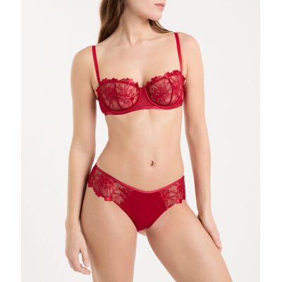 Etam - Soutien-gorge avec armatures n°9 Amaryllis rouge 85 C - Publicité Etam - Soutien-gorge avec armatures n°9 Amaryllis rouge 85 C - Publicité
