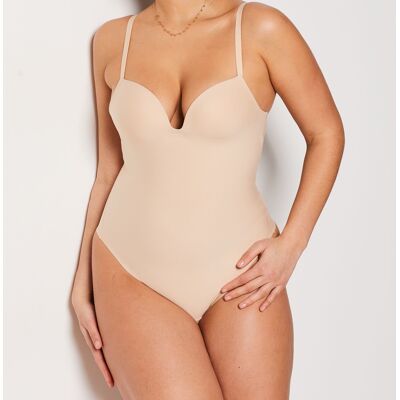 Etam - Body une pièce sans armatures Control Byetam beige 90 B - Publicité Etam - Body une pièce sans armatures Control Byetam beige 90 B - Publicité
