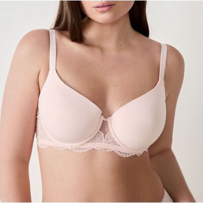 Etam - Soutien-gorge avec armatures n°4 Pure Delicate rose poudre 85 E - Publicité Etam - Soutien-gorge avec armatures n°4 Pure Delicate rose poudre 85 E - Publicité
