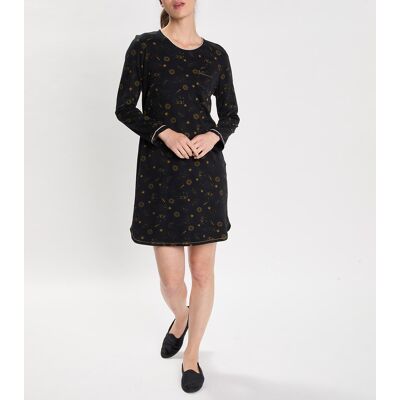 Le Chat - Chemise de nuit Céleste noire 36 - Publicité Le Chat - Chemise de nuit Céleste noire 36 - Publicité