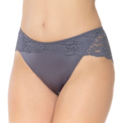 Nikol Djumon - Culotte Cotton Ella cendre pourpre 42 - Publicité Nikol Djumon - Culotte Cotton Ella cendre pourpre 42 - Publicité