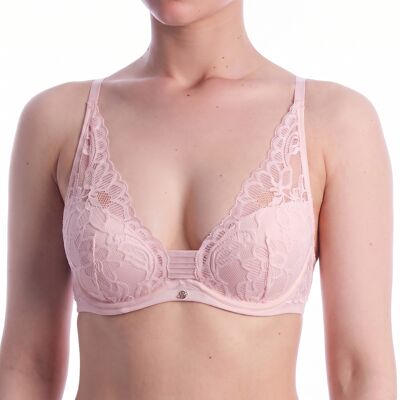Hugo Boss - Soutien-gorge en dentelle armatures 50556192 rose clair 95 B - Publicité Hugo Boss - Soutien-gorge en dentelle armatures 50556192 rose clair 95 B - Publicité