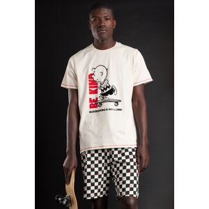 Peanuts - Pyjama à manches courtes Skate Is Not A Crime brut M - Publicité Peanuts - Pyjama à manches courtes Skate Is Not A Crime brut M - Publicité
