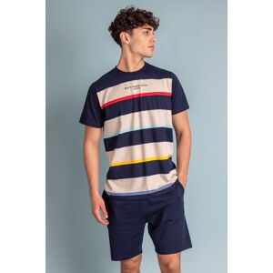 Admas - Pyjama à manches courtes Generals bleu marine S - Publicité Admas - Pyjama à manches courtes Generals bleu marine S - Publicité