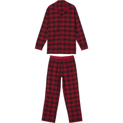 Calvin Klein - Pyjama Pantalon & Chemise à carreaux rouge M - Publicité Calvin Klein - Pyjama Pantalon & Chemise à carreaux rouge M - Publicité