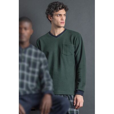 Admas - Pyjama Pico Emerald A vert M - Publicité Admas - Pyjama Pico Emerald A vert M - Publicité