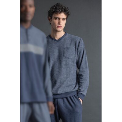 Admas - Pyjama Pico Grey C gris XXXL - Publicité Admas - Pyjama Pico Grey C gris XXXL - Publicité