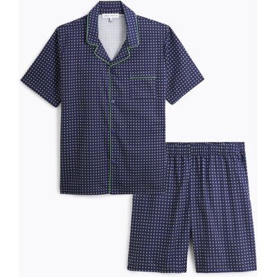Laurence Tavernier - Pyjama en coton Edmond marine S - Publicité Laurence Tavernier - Pyjama en coton Edmond marine S - Publicité