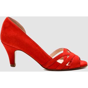 Cosmoparis - Escarpins en Velours de Cuir Laveda corail - Talon 7 cm 36 - Publicité Cosmoparis - Escarpins en Velours de Cuir Laveda corail - Talon 7 cm 36 - Publicité