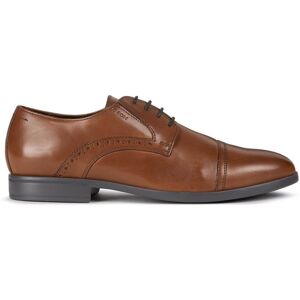 Geox - Derbies en Cuir Domenico cognac 40 - Publicité Geox - Derbies en Cuir Domenico cognac 40 - Publicité