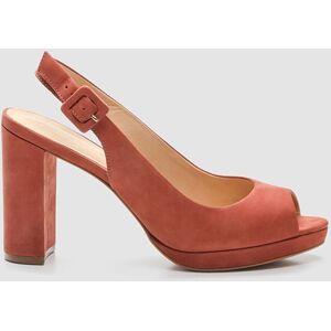 Cosmoparis - Slingback en Velours de Cuir Lija vieux rose - Talon 9 cm 40 - Publicité Cosmoparis - Slingback en Velours de Cuir Lija vieux rose - Talon 9 cm 40 - Publicité