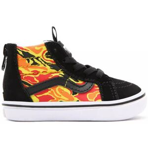 Vans - Sneakers en Toile & Velours de Cuir Flame Camo ComfyCush Sk8-Hi Zip noir/rouge/orange/jaune 20 - Publicité Vans - Sneakers en Toile & Velours de Cuir Flame Camo ComfyCush Sk8-Hi Zip noir/rouge/orange/jaune 20 - Publicité