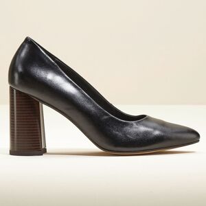 Cosmoparis - Escarpins en Cuir Valantine noirs - Talon 8 cm 41 - Publicité Cosmoparis - Escarpins en Cuir Valantine noirs - Talon 8 cm 41 - Publicité
