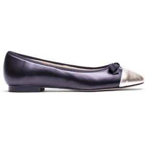 Helene Rouge - Ballerines en Cuir Claude noir/doré - Talon 10 cm 39 - Publicité Helene Rouge - Ballerines en Cuir Claude noir/doré - Talon 10 cm 39 - Publicité