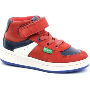 Kickers - Sneakers Bilbon Bb Mid rouge/bleu/blanc 20 - Publicité Kickers - Sneakers Bilbon Bb Mid rouge/bleu/blanc 20 - Publicité