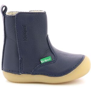 Kickers - Boots fourrées en Cuir Socool Cho marine foncé 18 - Publicité Kickers - Boots fourrées en Cuir Socool Cho marine foncé 18 - Publicité