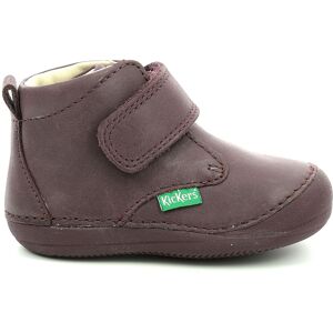 Kickers - Bottillons en Cuir Sabio violet foncé 19 - Publicité Kickers - Bottillons en Cuir Sabio violet foncé 19 - Publicité