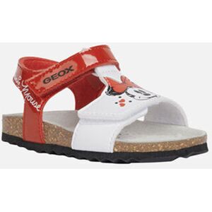 Geox - Sandales Chalki X Disney rouge/blanc 21 - Publicité Geox - Sandales Chalki X Disney rouge/blanc 21 - Publicité