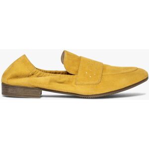 Bocage - Mocassins en Velours de Cuir Aissa safran 36 - Publicité Bocage - Mocassins en Velours de Cuir Aissa safran 36 - Publicité