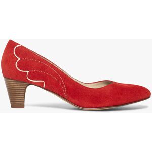 Bocage - Escarpins en Velours de Cuir Irlande rouges - Talon 5 cm 36 - Publicité Bocage - Escarpins en Velours de Cuir Irlande rouges - Talon 5 cm 36 - Publicité