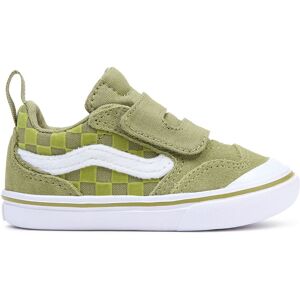 Vans - Sneakers en Cuir & Textile ComfyCush New Skool V vertes 21 - Publicité Vans - Sneakers en Cuir & Textile ComfyCush New Skool V vertes 21 - Publicité