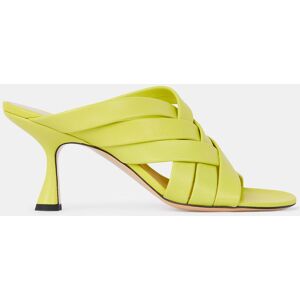 Wandler - Mules en Cuir vert anis - Talon 8 cm 38 - Publicité Wandler - Mules en Cuir vert anis - Talon 8 cm 38 - Publicité