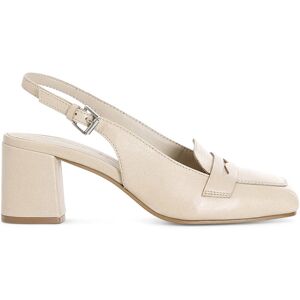 CafèNoir - Slingbacks en Cuir Facni beiges - Talon 7 cm 37 - Publicité CafèNoir - Slingbacks en Cuir Facni beiges - Talon 7 cm 37 - Publicité