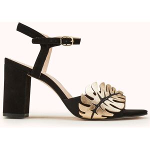 Cosmoparis - Sandales en Velours de Cuir Zoran noires - Talon 8 cm 36 - Publicité Cosmoparis - Sandales en Velours de Cuir Zoran noires - Talon 8 cm 36 - Publicité