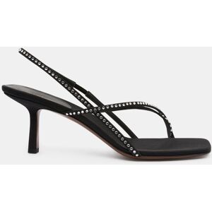 Neous - Slingbacks à Strass Shamali noirs - Talon 6.5 cm 39 - Publicité Neous - Slingbacks à Strass Shamali noirs - Talon 6.5 cm 39 - Publicité