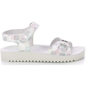 Kickers - Sandales en Cuir Odyssa à pois blanc/multicolore 32 - Publicité Kickers - Sandales en Cuir Odyssa à pois blanc/multicolore 32 - Publicité