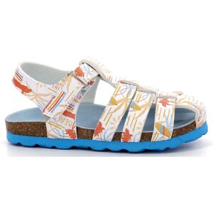 Kickers - Sandales Summertan blanc/surf 25 - Publicité Kickers - Sandales Summertan blanc/surf 25 - Publicité