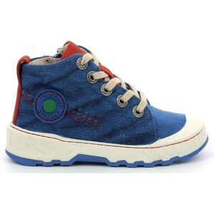 Kickers - Baskets Kickrup bleu/rouge 32 - Publicité Kickers - Baskets Kickrup bleu/rouge 32 - Publicité