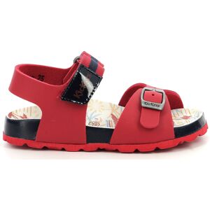 Kickers - Sandales Sostreet rouge/marine/surf 33 - Publicité Kickers - Sandales Sostreet rouge/marine/surf 33 - Publicité