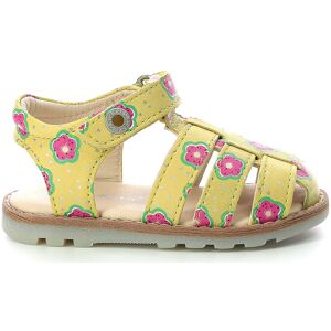 Kickers - Sandales en Cuir Nonosti jaune/flower 27 - Publicité Kickers - Sandales en Cuir Nonosti jaune/flower 27 - Publicité