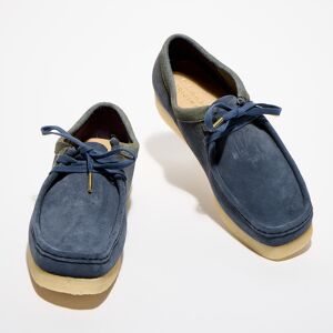Clarks - Derbies en Velours de Cuir Wallabee bleues 44,5 - Publicité Clarks - Derbies en Velours de Cuir Wallabee bleues 44,5 - Publicité
