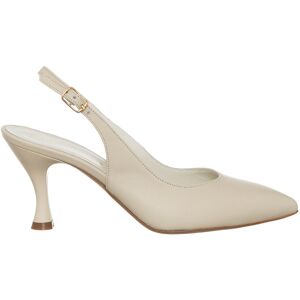 Loretta Pettinari - Slingbacks en Cuir Amelia beiges - Talon 7 cm 38 - Publicité Loretta Pettinari - Slingbacks en Cuir Amelia beiges - Talon 7 cm 38 - Publicité